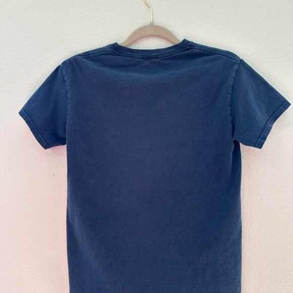 Navy Blue Thrasher Skateboarding Tee - Picture 2 of 6